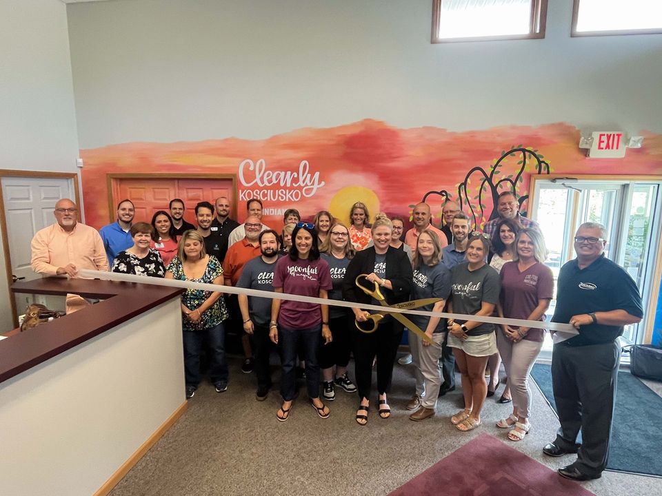 Visit Kosciusko County Ribbon Cutting at New Mural | Kosciusko Chamber ...