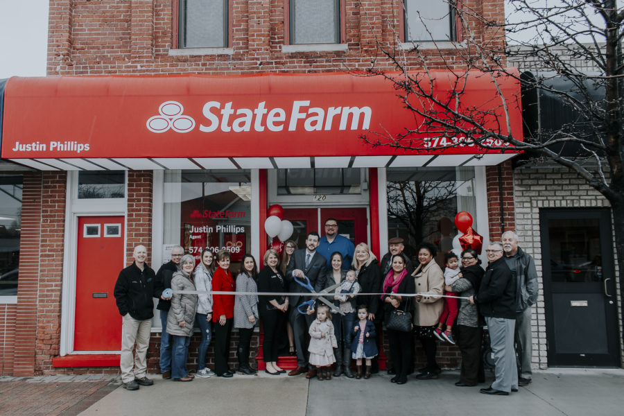 Justin Phillips State Farm Ribbon Cutting