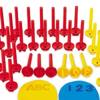 Play dough Uppercase Alphabet & Number Dough Stampers